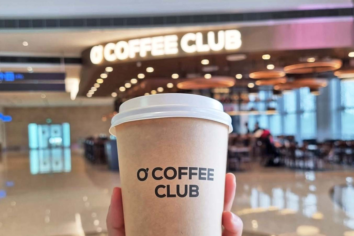 Alt image: O’Coffee Club, salah satu cafe di Changi Airport dengan suasana nyaman dan menu yang lezat.