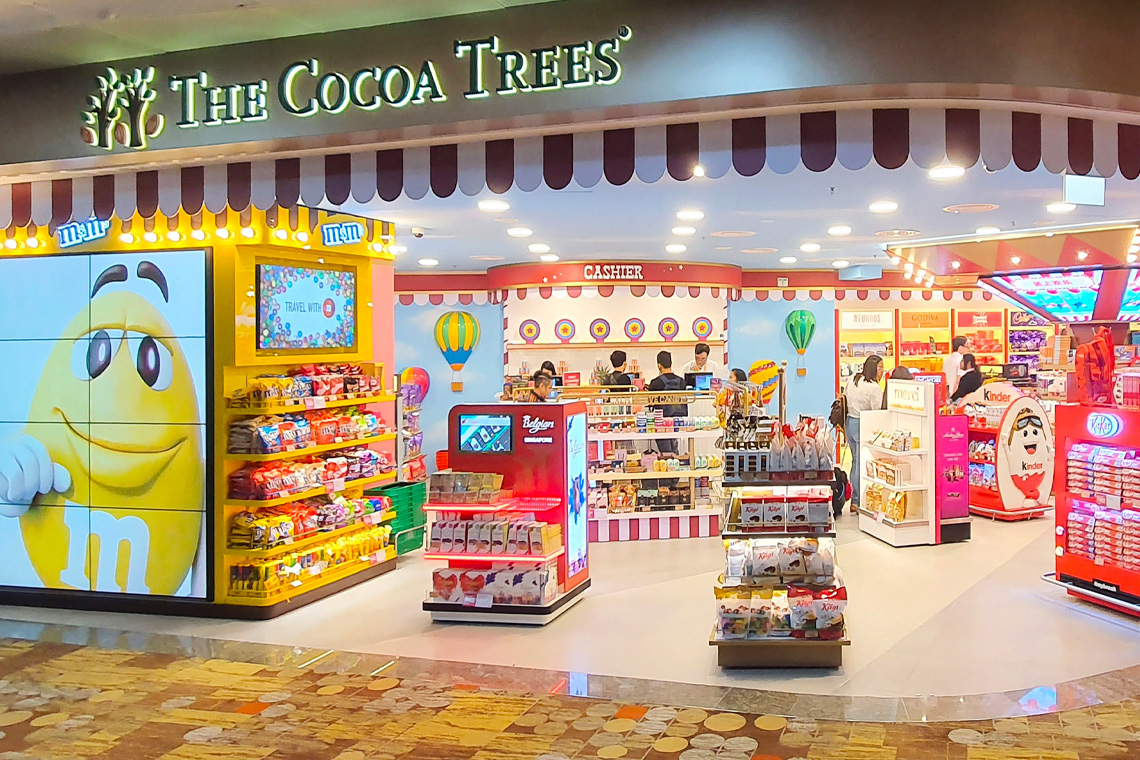 Dari coklat putih Singapura hingga Hershey ada di The Cocoa Trees.