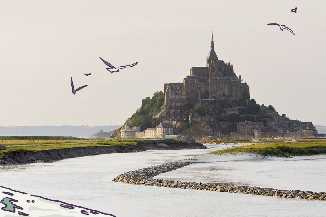 Keajaiban alam dan arsitektur di Mont Saint-Michel adalah sesuatu yang wajib dilihat saat liburan ke Prancis.