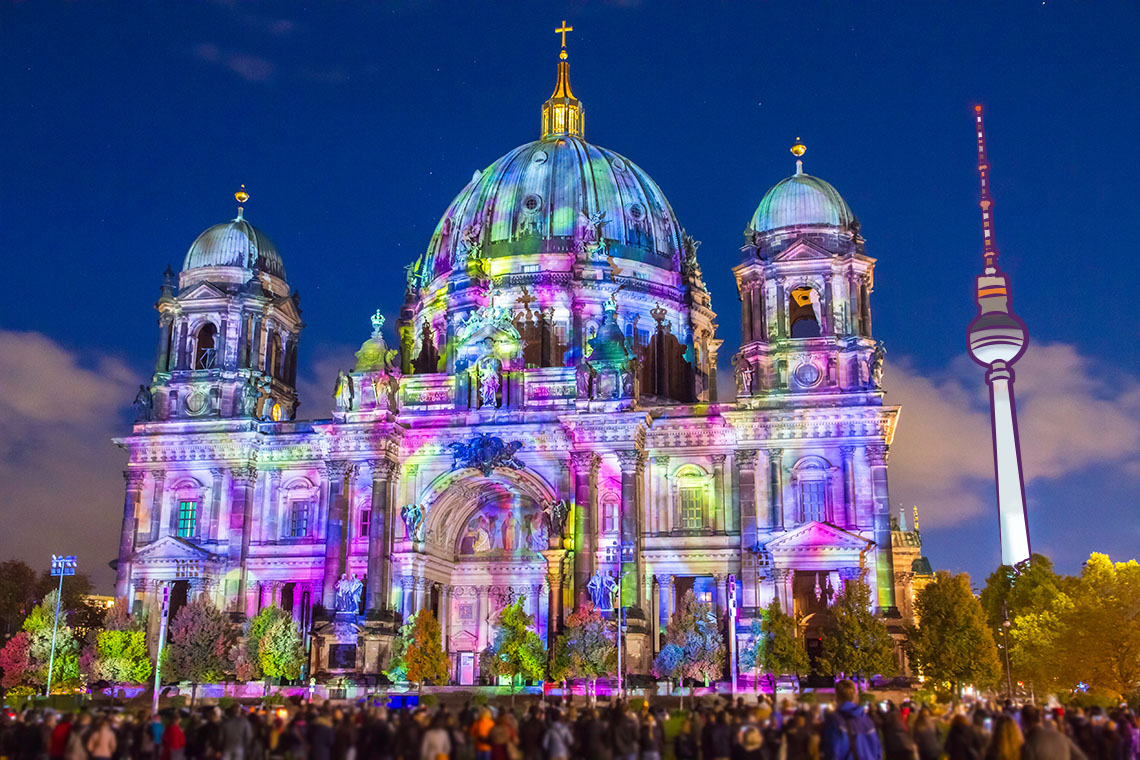 Festival of Lights bisa menjadi bagian dari itinerary-mu di Berlin.