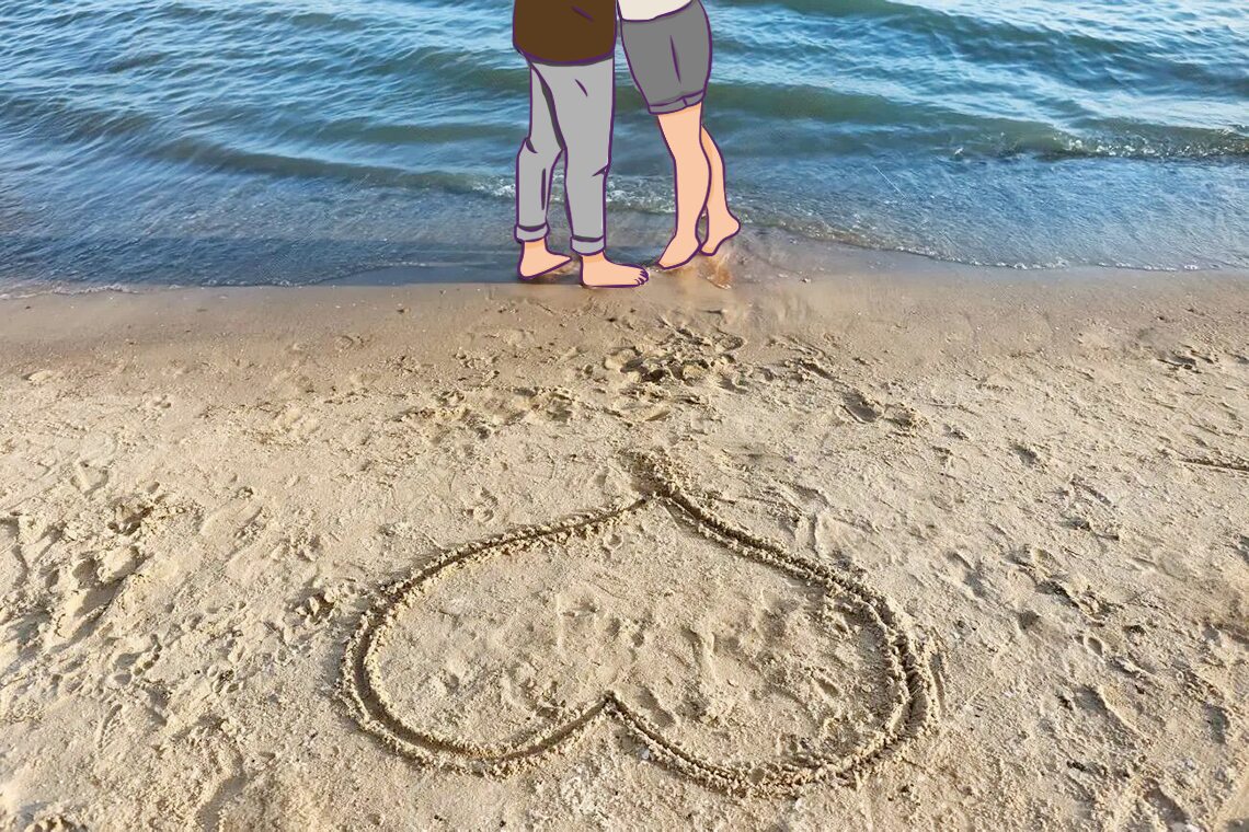 Habiskan waktu romantis bersamanya sambil menikmati pemandangan indah pantai Singapura.