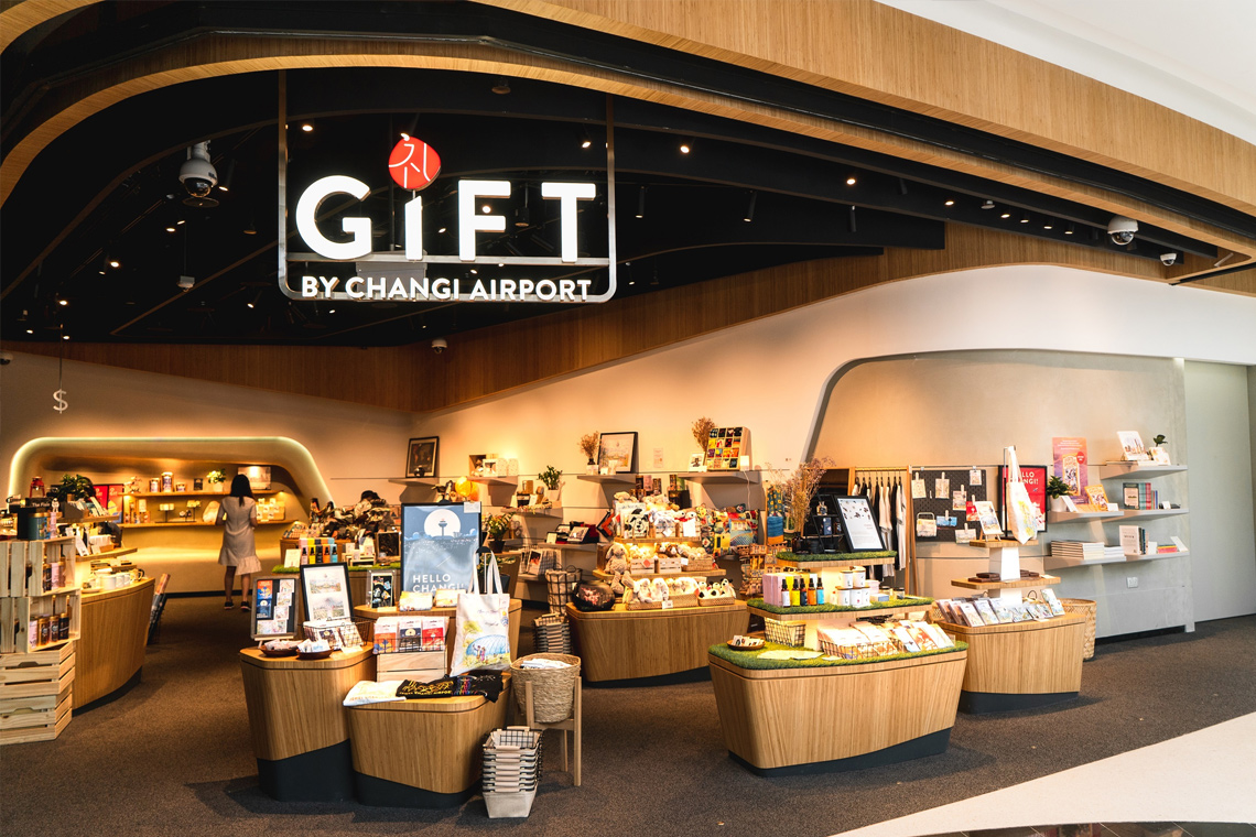 Hadiah lokal khas Singapura bisa ditemukan di GIFT by Changi Airport