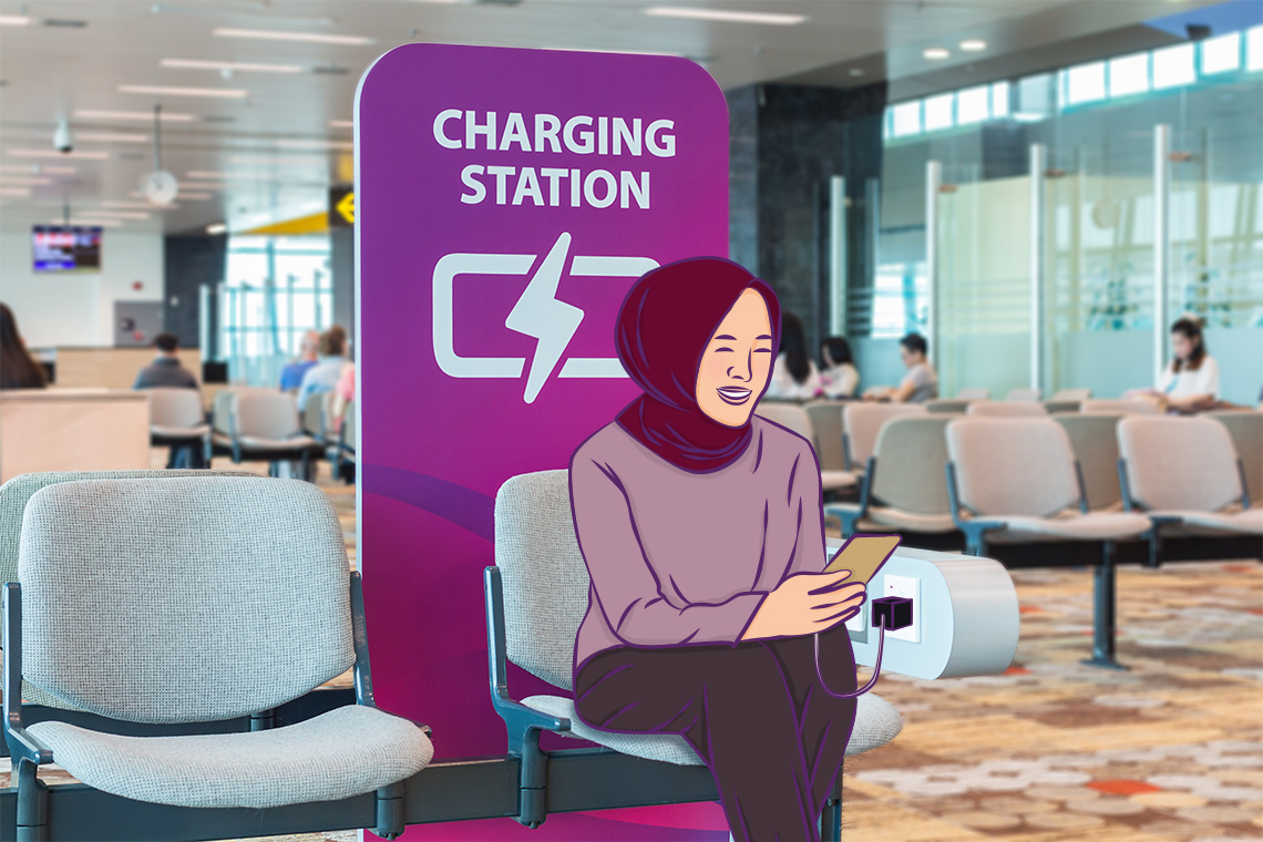 Fasilitas lengkap Changi Airport akan membuat perjalananmu semakin mudah dan praktis.