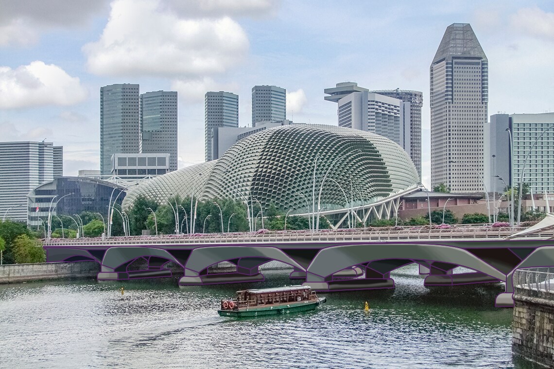 Esplanade, salah satu lokasi terbaik untuk menikmati live performance di Singapura.