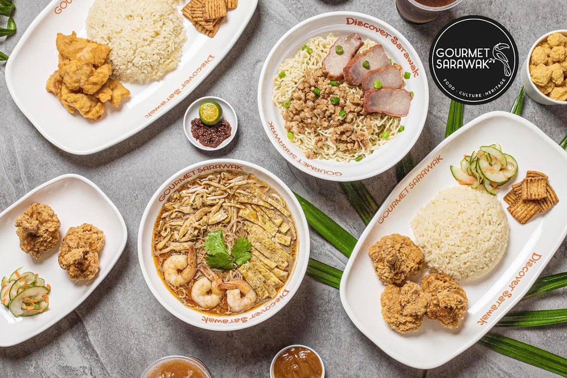 Gourmet Sarawak, tempat makan di Changi Airport Terminal 3 yang patut dikunjungi.