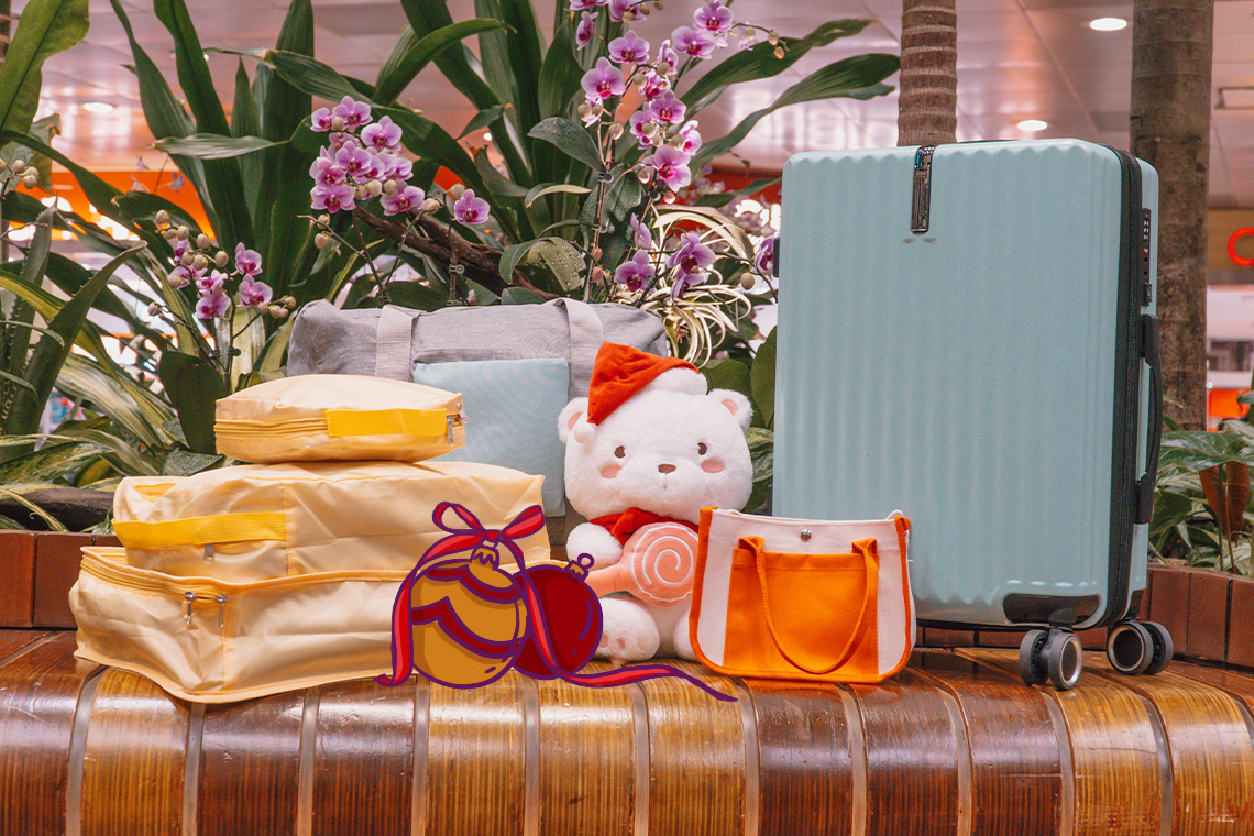 Kumpulkan koper, travel bag, boneka beruang, sling bag, dan packing cube dari Changi Candy Premium.