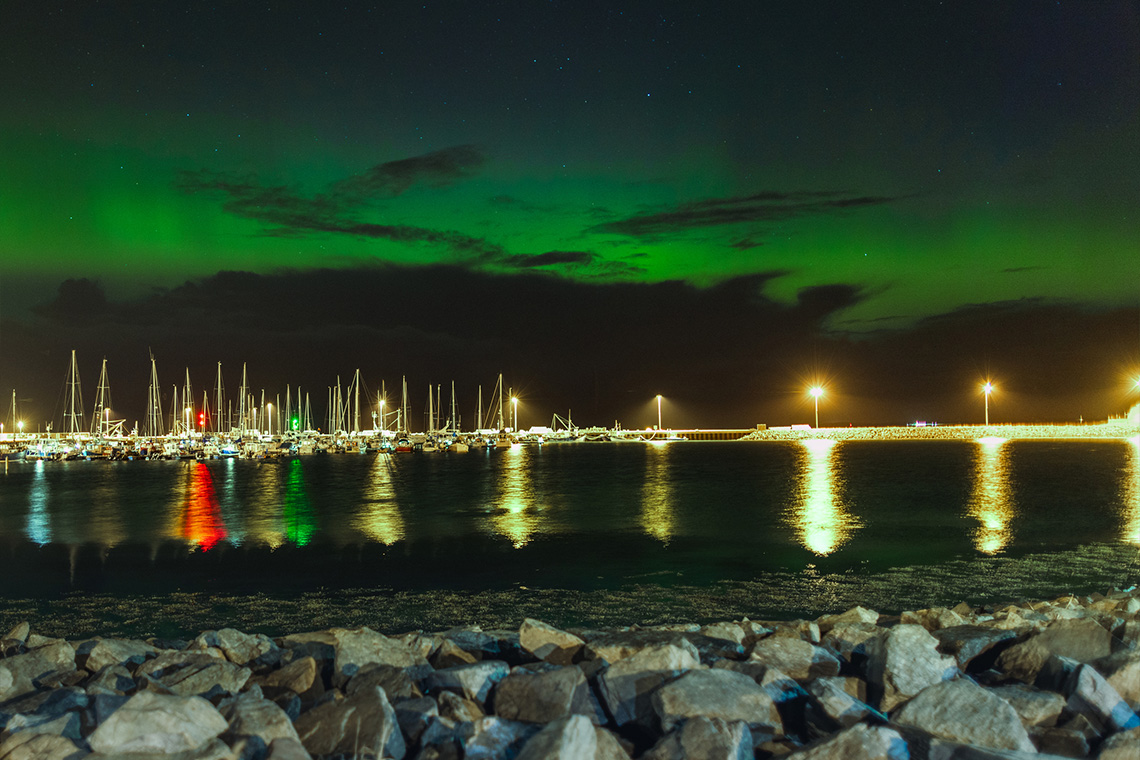 Salah satu tempat melihat aurora di Orkney, Skotlandia.