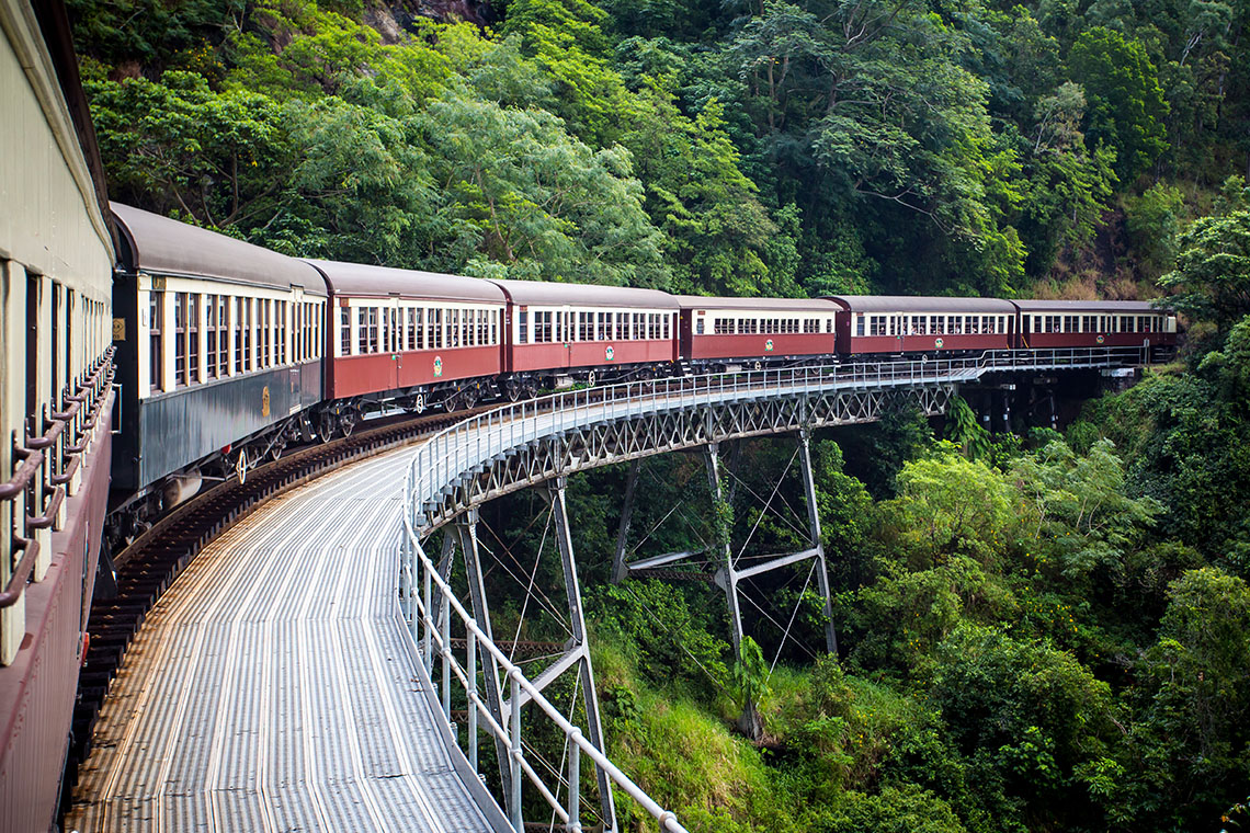 Kuranda Village, destinasi wisata di Australia yang penuh petualangan.